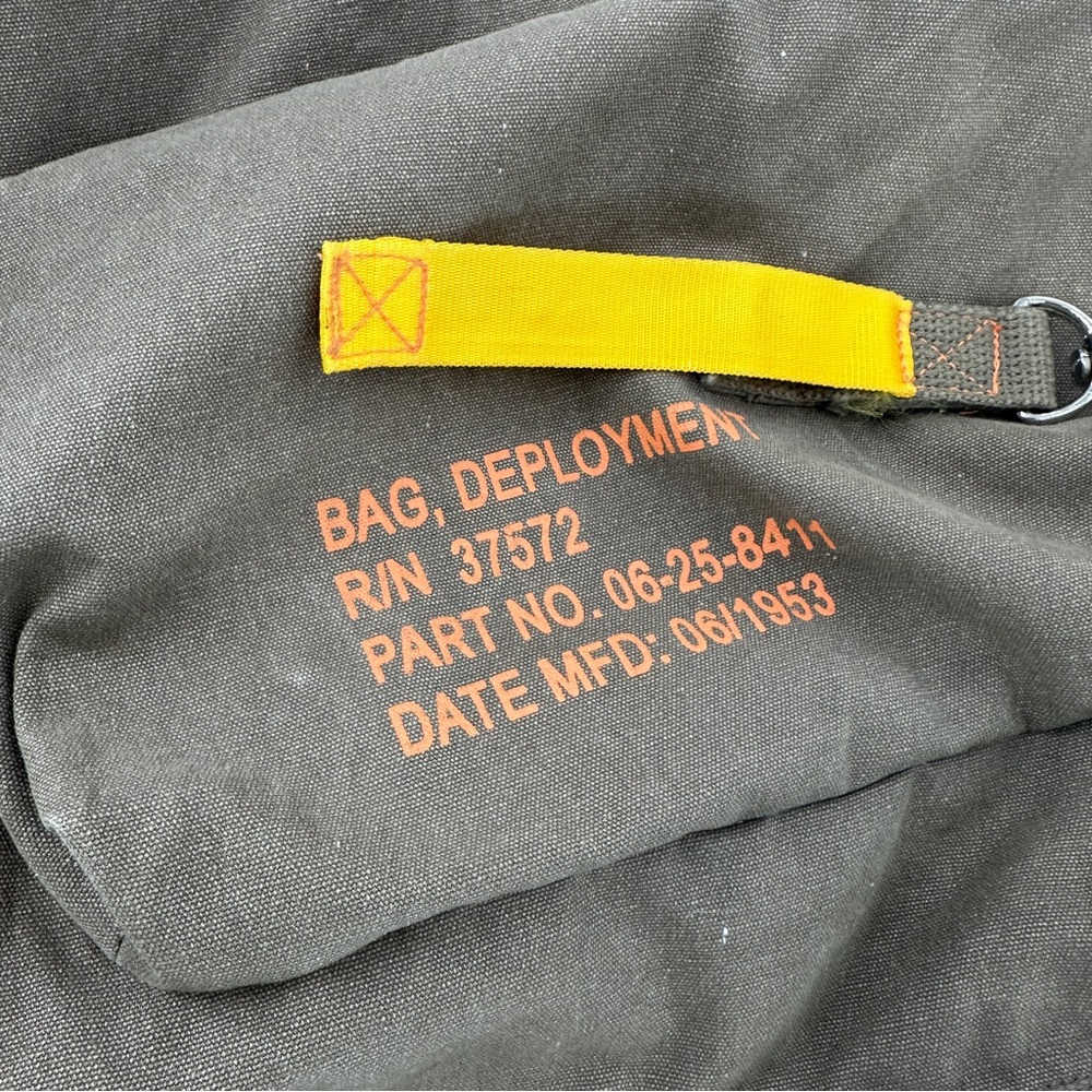 Rothco Vintage Canvas Flight Bag ‎ Olive Cotton Backpack - Picture 2 of 13